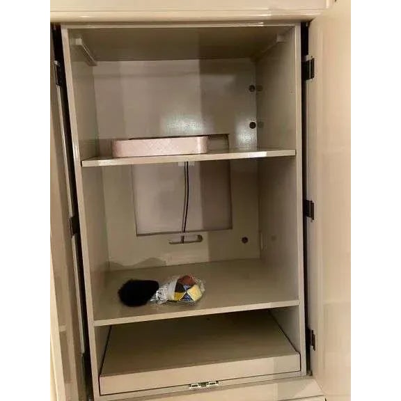 Drexel Heritage Lighted Display and Media Cabinet For Sale - Image 11 of 13