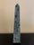 Green Late 20th Century Neoclassical Grand Tour Solid Marble Green Obelisk For Sale - Image 8 of 11