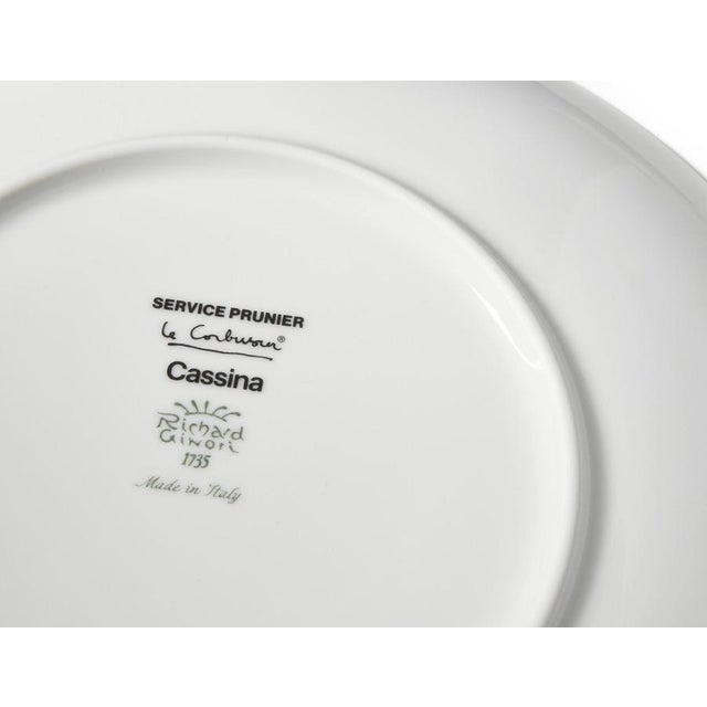 Pink Service Prunier Dessert Plates by Le Corbusier for Cassina, Set of 2 For Sale - Image 8 of 14