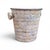 Coastal Mother of Pearl Ice Bucket; absolutely the perfect size to display on a bar cart Made in India Base of Ice bucket...