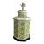 This vintage avocado octagonal beauty from the 1970s features an intricate green and cream locking pattern often seen in...