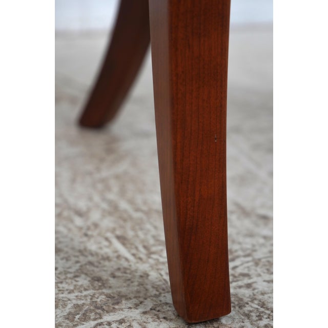 Set of 6 Stickley Cherry Regency Dining Room Chairs For Sale - Image 12 of 18