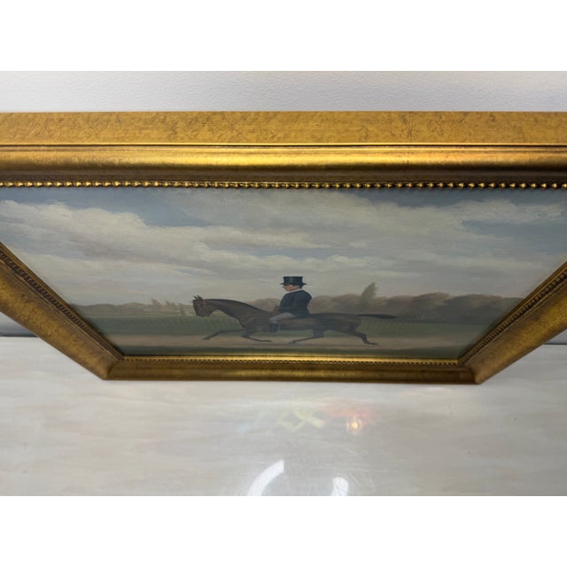 1887 Victorian Equestrian Portrait of a Gentleman & Bay Horse in Hyde Park For Sale - Image 9 of 18