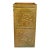 Late 19th Century English Repoussé Brass Umbrella Stand With Figural Tavern Scene Relief For Sale