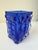 Glass Cobalt Blue Pressed Glass Vase by Josef Schott for Smålandshyttan, Sweden, 1960s For Sale - Image 7 of 18