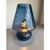 Murano-Inspired Blue Glass Lamp with Ballotton Texture by Simoeng For Sale - Image 7 of 10