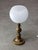 Vintage Italian Brass and Opaline Table Lamp, 1970s For Sale - Image 11 of 11