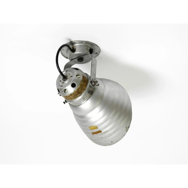 Wall or Ceiling Lamp with Adjustable Mirrored Glass Lampshade by Adolf Meyer for Zeiss Ikon, 1930s For Sale - Image 4 of 16