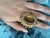 Late 20th Century Bochic “Orient” Vintage Citrine, Peridot & Rhodolite Ring Set In 18K Gold & Silv For Sale - Image 5 of 15