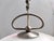 White Vintage Bell-Shaped Murano Glass Pendant attributed to Lino Tagliapietra for La Murrina, 1970s For Sale - Image 8 of 11