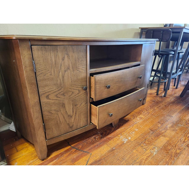 Hammary Primo III Collection Entertainment Console Tv Stand Media Cabinet Attributed For Sale - Image 10 of 17
