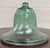 Vintage French Style Aqua Color Glass Garden Cloche For Sale - Image 4 of 6