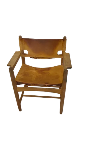 Mid 20th Century Borge Mogensen Spanish Armchair