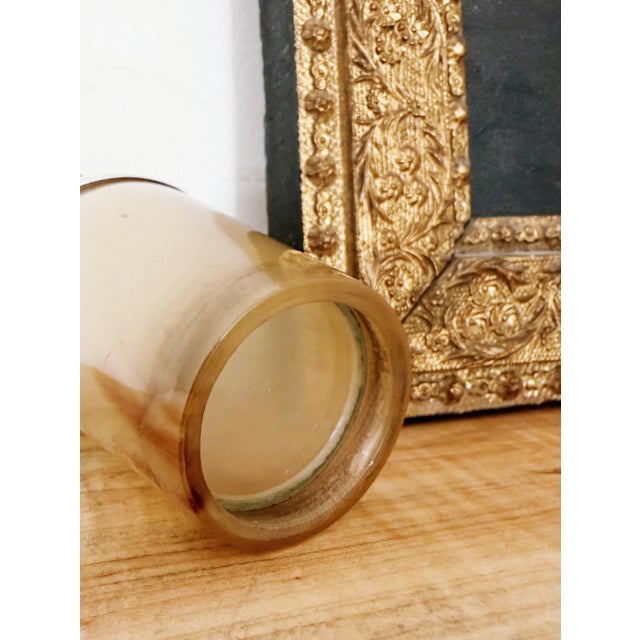 Antique 1902 Sterling and Horn Cup For Sale - Image 4 of 6