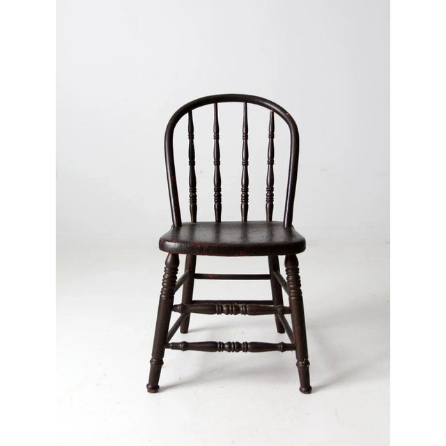 Antique Spindle Back Chair Chairish
