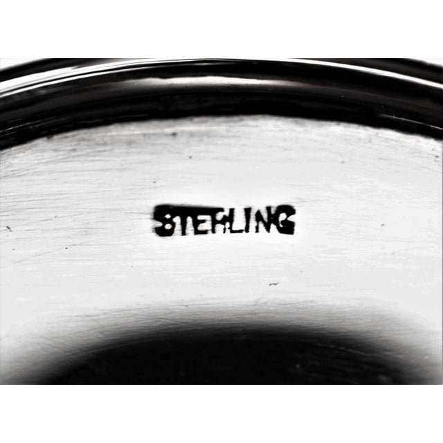 1910s Sterling Silver Basket For Sale - Image 5 of 6