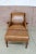 English Stickley Leather Wingback Chair & Ottoman For Sale - Image 3 of 13