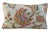 Custom-tailored pillow by Mike Seratt of The Prized Pig in designer, colorful, floral, botanical linen fabric. Green...
