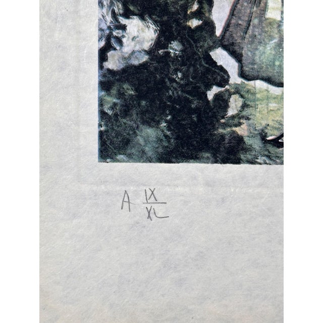 1960s Dali Alice in Wonderland Hand Signed Numbered Etching For Sale - Image 5 of 5