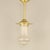 1920s Vintage Brass Pendant Light, 1920 For Sale - Image 5 of 9