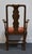 Late 20th Century Henredon Furniture Folio Twelve Collection Solid Walnut Rustic European Dining Arm Chair For Sale - Image 5 of 9