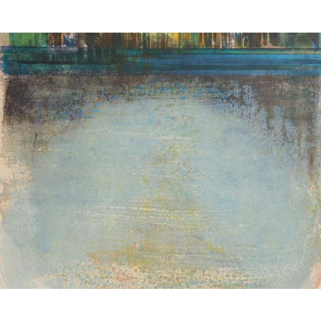 Camille HILAIRE (1916-2004) Alsace, Lake Altenweiher, 1975 Original color lithograph Signed in pencil On Japanese paper,...