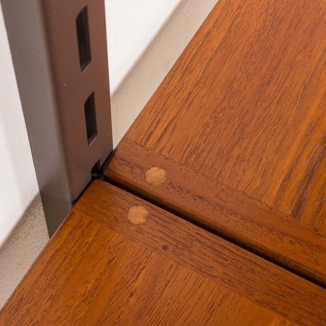 Vintage Teak Shelving Unit by Kai Kristiansen for FM Mobler, 1960s For Sale - Image 9 of 13