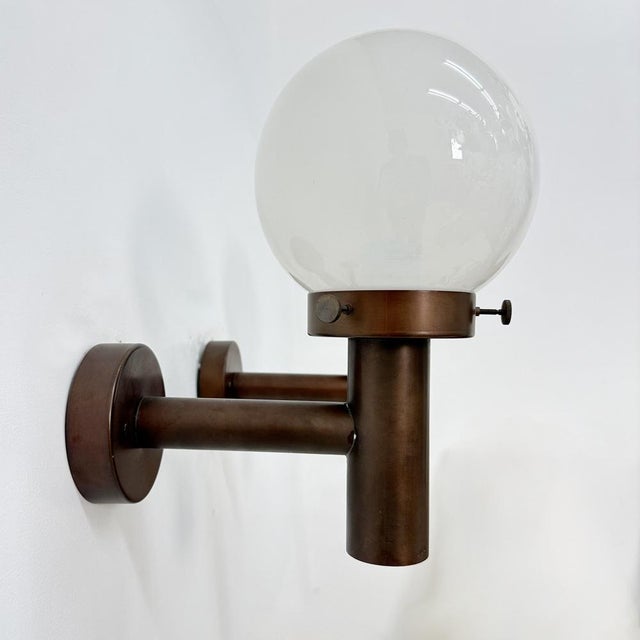 Globe Glass Wall Lamps by Lisa Pape, Sweden, 1970s, Set of 2 For Sale - Image 16 of 18