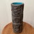 Mid-Century Modern Rare Mid Century Modern Art Pottery Numbered Cylindrical Vase W/Hand Carved Geometric Disign by R. M. Italy For Sale - Image 3 of 12