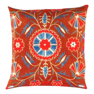 Pasargad DC Turkish Ikat Modern Design Pillow For Sale