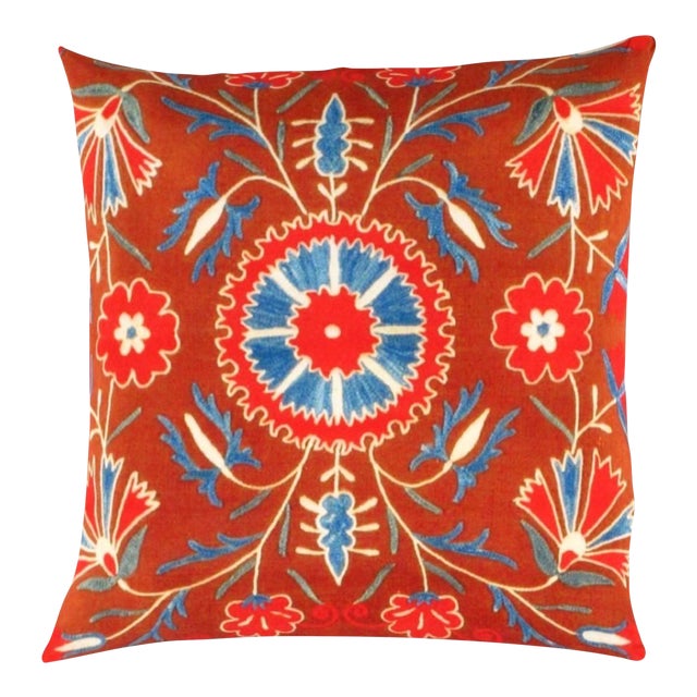 Pasargad DC Turkish Ikat Modern Design Pillow For Sale