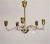 Gold Wiener Crystal & Brass Chandelier from Lobmeyr, 1950s For Sale - Image 8 of 9