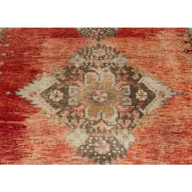 Turkish Vintage Rug 4'8" x 10'3 #21395 For Sale - Image 4 of 8