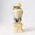 Art Deco Carved Alabaster Sculpture of Cockatoo, 1930s, in Very Good conditions. Designed 1920 to 1949