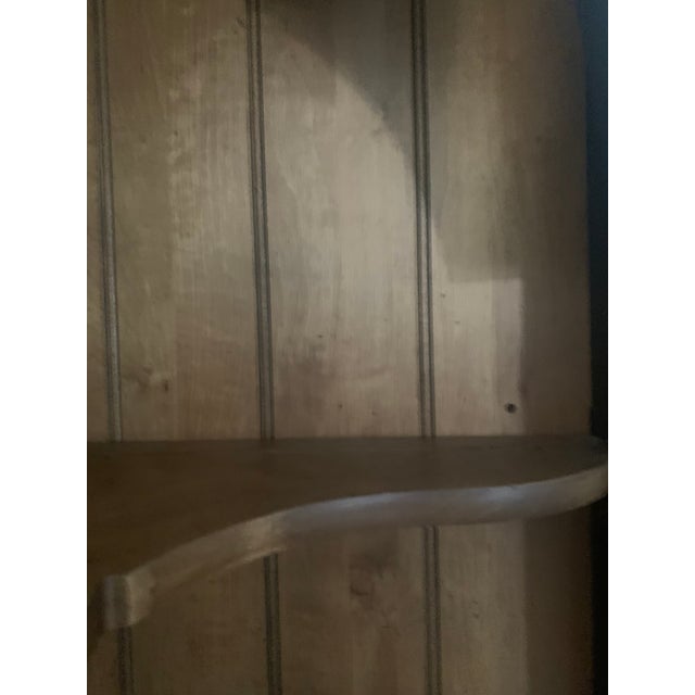 Wood Ethan Allen New Country Maple Corner Cabinet Black For Sale - Image 7 of 9