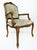Late 20th Century Late 20th Century Italian Chateau d'Ax Carved Armchairs in Suede With Brass NailHeads, Pair For Sale - Image 5 of 16