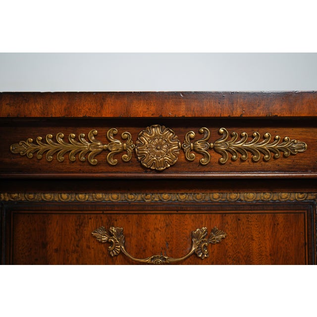 Maitland Smith Neoclassical Mahogany Credenza For Sale - Image 11 of 17