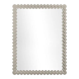 Fleur Home Carnival Chaos Rectangle Mirror in Useful Gray, 24x36 For Sale