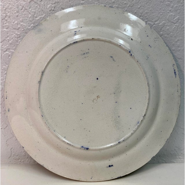 Gorgeous Antique Blue Willow Salad Plate From England - Circa 19th Century. Measures 8 3/4” x 8 3/4” x 1/2” There is a...