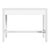 Nora 40 in. W Rectangular Wood 2 Drawer Writing Desk, White For Sale In Chicago - Image 6 of 8