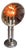 Silver-Plated Reflector Candle Lamp, 1913 For Sale