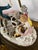 Vintage Musical Continental Porcelain Figurine Group Lamp Dresden Style For Sale - Image 9 of 17