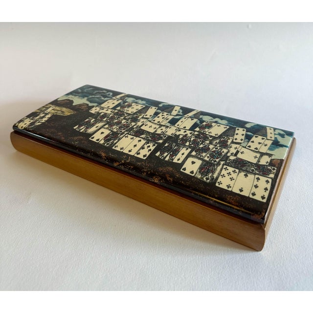 Fornasetti 20th Century Poker Card Game Set Box by Fornasetti For Sale - Image 4 of 7
