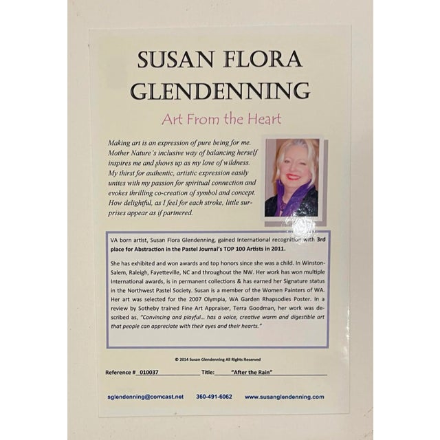 2000 - 2009 Susan Glendenning After the Rain Pastel For Sale - Image 5 of 6