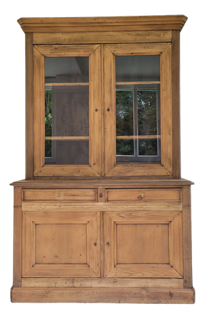 2-Body Display Cabinet in Oak and Pine