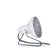 Mid-Century Industrial Plastic Cone Light with Sculptural Accent, 1970s For Sale - Image 6 of 9