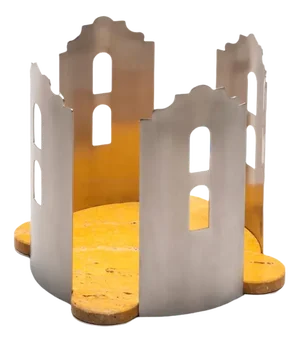 Marble and Steel Quattro Catering Centerpiece by Gabriele D'angelo for Kimano
