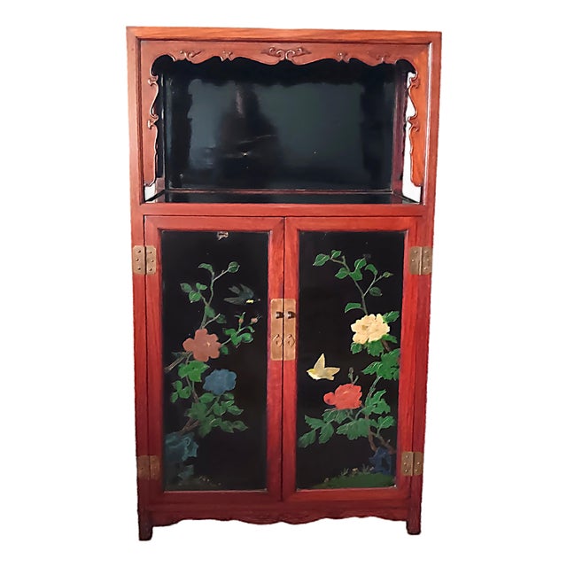 Mid 20th Century Chinoiserie Display Cabinet For Sale