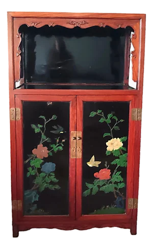 Mid 20th Century Chinoiserie Display Cabinet