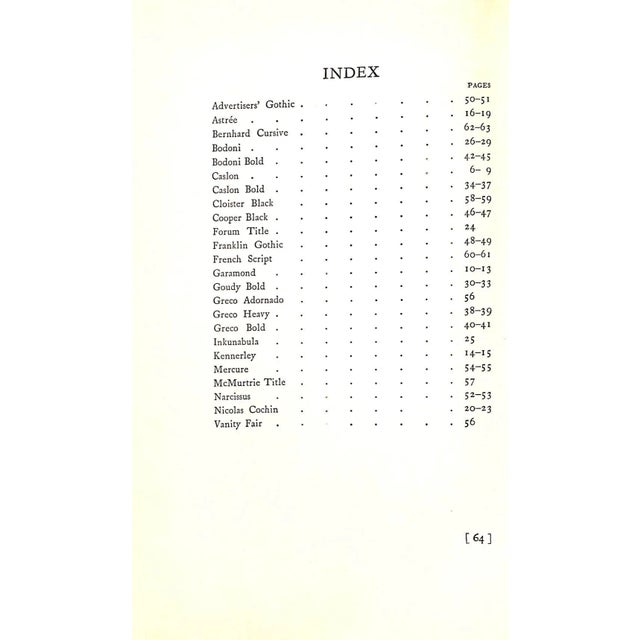 "Alphabets: A Manual of Letter Design" 1930 McMurtrie, Douglas C. For Sale - Image 4 of 8